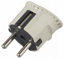 Вилка прямая с заземлением Эра  V5