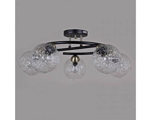 Потолочная люстра ILLUMICO  IL0296-5CSQ-79 BK AB