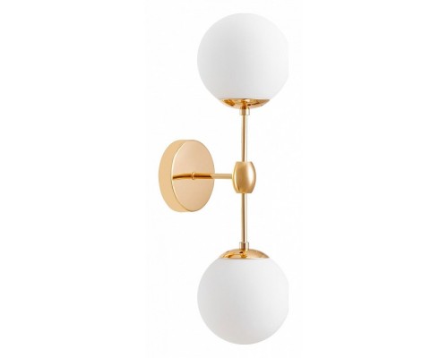 Бра LUMINA DECO ZODIAK LDW 6001-2 FGD+WT Бра LUMINA DECO ZODIAK LDW 6001-2 FGD+WT