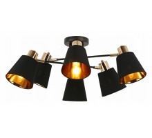 Люстра на штанге ILLUMICO Abelie IL6116-6COU-79 BK GD Abelie