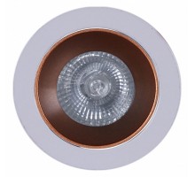 Встраиваемый светильник 16085 16085-9.0-001PT MR16 WT+ROSE GD