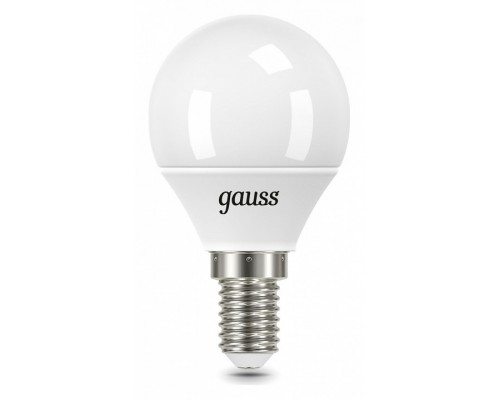 Лампа светодиодная Gauss Шар E14 6.5Вт 6500K 105101307 Лампа светодиодная Gauss Шар E14 6.5Вт 6500K 105101307