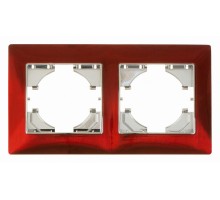 Рамка на 2 поста Gusi Electric BRAVO С1020-039