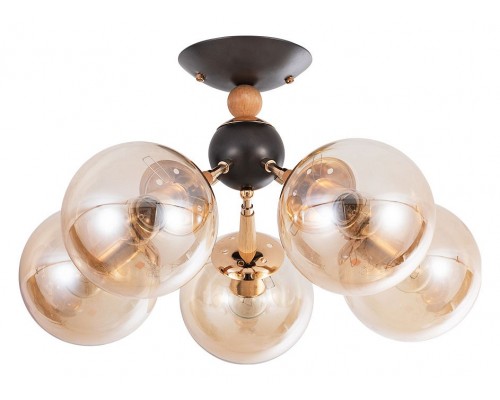 Люстра на штанге Arte Lamp Boston A4485PL-5BK Люстра на штанге Arte Lamp Boston A4485PL-5BK