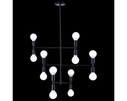 Подвесной светильник Natali Kovaltseva Loft Lux 2 LOFT LUX 75129/12C BLACK Подвесной светильник Natali Kovaltseva Loft Lux 2 LOFT LUX 75129/12C BLACK