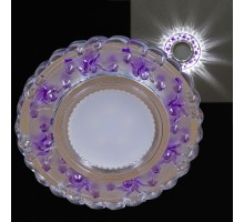 Встраиваемый светильник 14368-9.0-001LD MR16+LED3W WT+PP