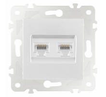 Розетка Ethernet RJ-45 без рамки Arte Milano am-203 203.45-2.white