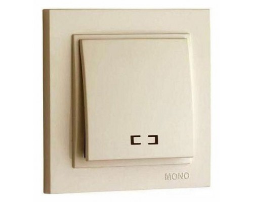Выключатель одноклавишный с подсветкой Mono Electric Despina 102-170025-101 Выключатель одноклавишный с подсветкой Mono Electric Despina 102-170025-101
