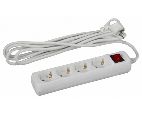 Удлинитель с выключателем Эра  U-4es-3m-3x1