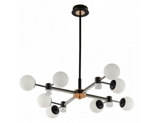 Люстра на штанге Arte Milano Ferrara-71040 277010/8 BK/GD