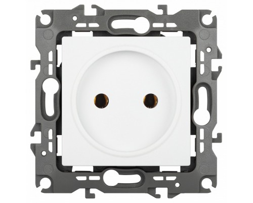 Розетка без заземления, без рамки Эра Эра 12 12-2105-01М