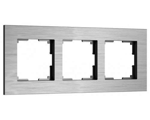 Рамка на 3 поста Werkel AluMax алюминий W0033506