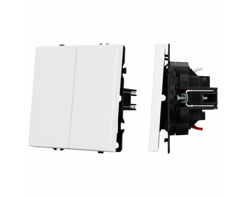 Выключатель двухклавишный без рамки Arlight SWT 054238
