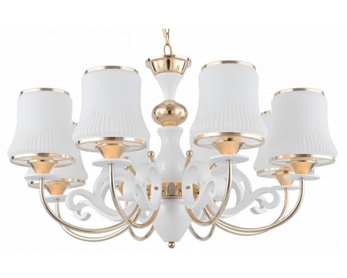 Подвесная люстра Arte Milano Florentia-1097 301097/8 Wh/Gd Подвесная люстра Arte Milano Florentia-1097 301097/8 Wh/Gd