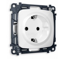 Розетка с заземлением, без рамки Ambrella Volt MO MO106010