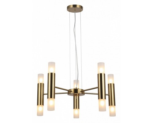 Подвесная люстра ILLUMICO BRASS IL0314-10P-79 BRASS Подвесная люстра ILLUMICO BRASS IL0314-10P-79 BRASS