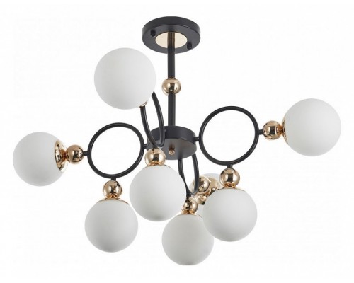 Люстра на штанге Arte Milano Neapolis-73808 274307/8 BK/GD