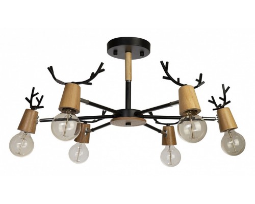 Люстра на штанге Loft it Sven 10024/6 Black Люстра на штанге Loft it Sven 10024/6 Black