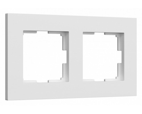 Рамка на 2 поста Werkel Slab (белый софт) W0022961 Рамка на 2 поста Werkel Slab (белый софт) W0022961