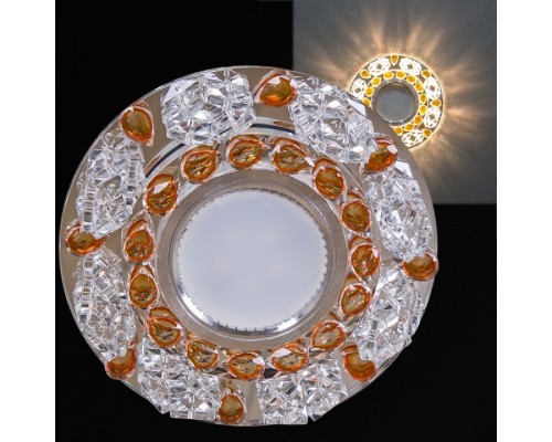 Встраиваемый светильник 22093-9.0-001PL MR16+LED3W CL+OR
