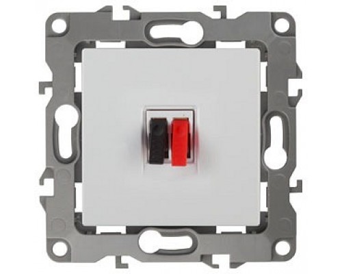 Розетка акустическая без рамки Эра Эра 12 12-3111-01