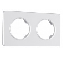 Рамка на 2 поста Arte Milano am-502.15 502.15-2.silver