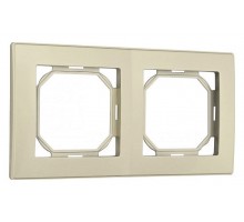 Рамка на 2 поста Arte Milano am-503.06 503.06-2.shampan
