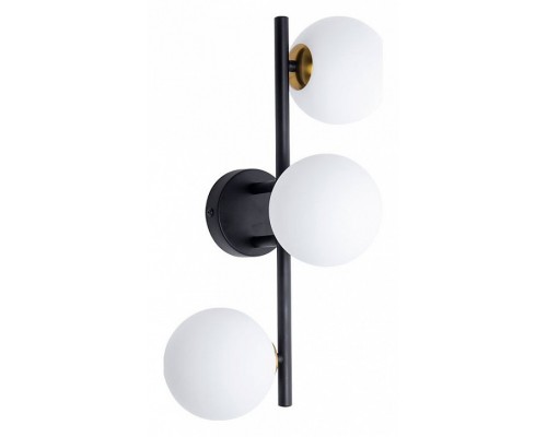 Бра Arte Lamp Gemini A2243PL-3BK