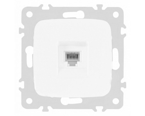 Розетка телефонная RJ-11 без рамки Arte Milano am-205 205.51-1.white Розетка телефонная RJ-11 без рамки Arte Milano am-205 205.51-1.white