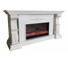 Комплект из электрокамина напольного и портала (181х50х95 см) Сенатор Deluxe Premier S86 С000001