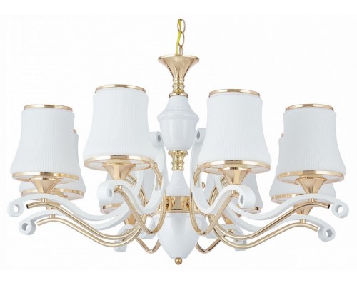 Подвесная люстра Arte Milano Florentia-3987 303987/8 Wh/Gd Подвесная люстра Arte Milano Florentia-3987 303987/8 Wh/Gd