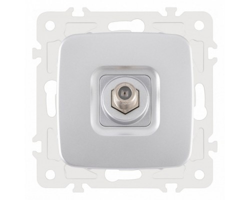 ТВ-розетка без рамки Arte Milano am-205 205.42-1.silver ТВ-розетка без рамки Arte Milano am-205 205.42-1.silver