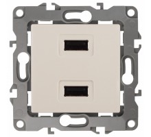 Розетка USB, без рамки Эра Эра 12 12-4110-02