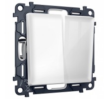 Выключатель перекрестный двухклавишный без рамки Ambrella Volt MA MA103030