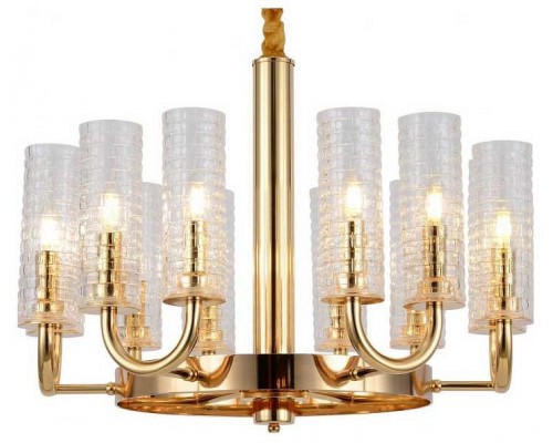 Подвесная люстра LUMINA DECO Donatti LDP 8011-12 F.GD