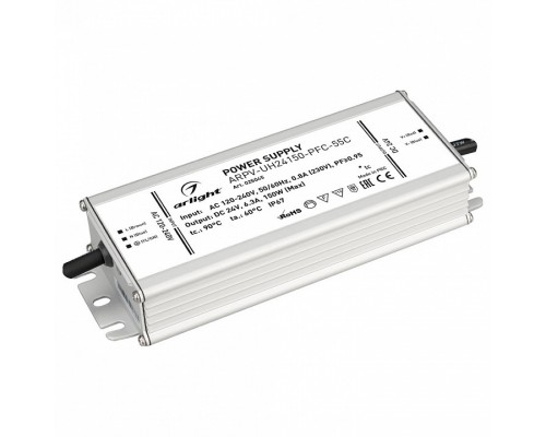Блок питания Arlight ARPV-UH24150-PFC-55C (24V, 6.3A, 150W) Блок питания Arlight ARPV-UH24150-PFC-55C (24V, 6.3A, 150W)
