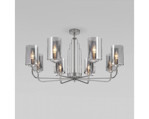 Люстра на штанге Eurosvet Defi 60138/8 сатин-никель