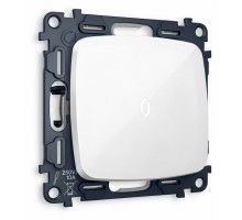 Выключатель проходной одноклавишный с подсветкой без рамки Ambrella Volt MO MO102035