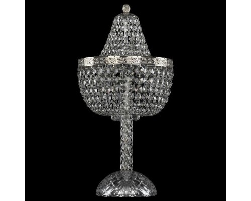 Настольная лампа декоративная Bohemia Ivele Crystal 1928 19281L4/H/25IV Ni Настольная лампа декоративная Bohemia Ivele Crystal 1928 19281L4/H/25IV Ni