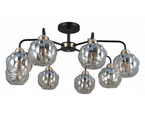 Люстра на штанге ILLUMICO IL0447-8CSQ-79 BK Люстра на штанге ILLUMICO IL0447-8CSQ-79 BK