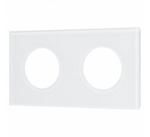 Рамка на 2 поста Arlight GLARE 043835