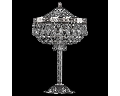 Настольная лампа декоративная Bohemia Ivele Crystal 1927 19271L6/25IV Ni Настольная лампа декоративная Bohemia Ivele Crystal 1927 19271L6/25IV Ni