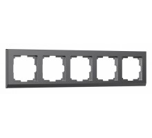 Рамка на 5 постов Werkel Stark (графит матовый) W0051864