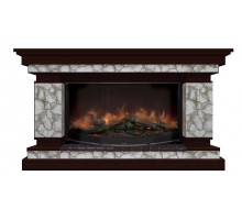 Комплект из электрокамина напольного и портала (143x45x82.5 см) Лорд Карелия Rondo 86 ЛО000016