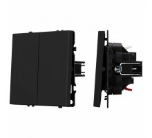 Выключатель двухклавишный без рамки Arlight SWT 054252