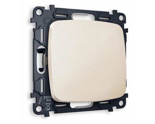 Выключатель перекрестный одноклавишный без рамки Ambrella Volt Quant MO301030