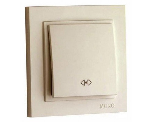 Выключатель перекрестный одноклавишный Mono Electric Despina 102-170025-112 Выключатель перекрестный одноклавишный Mono Electric Despina 102-170025-112