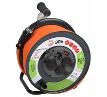 Удлинитель с выключателем Эра  RMx-4es-3x2.5-40m-IP44