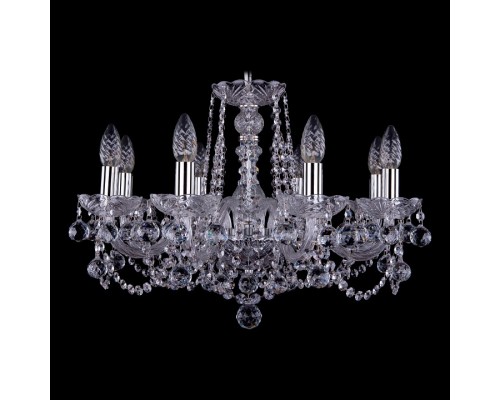 Подвесная люстра Bohemia Ivele Crystal 1402 1402/8/195/Ni/Balls Подвесная люстра Bohemia Ivele Crystal 1402 1402/8/195/Ni/Balls