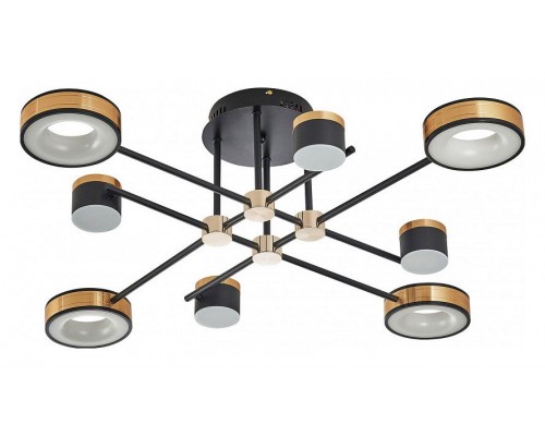Потолочная люстра Arte Milano Ferrara-72040 272040/8 BK/GD